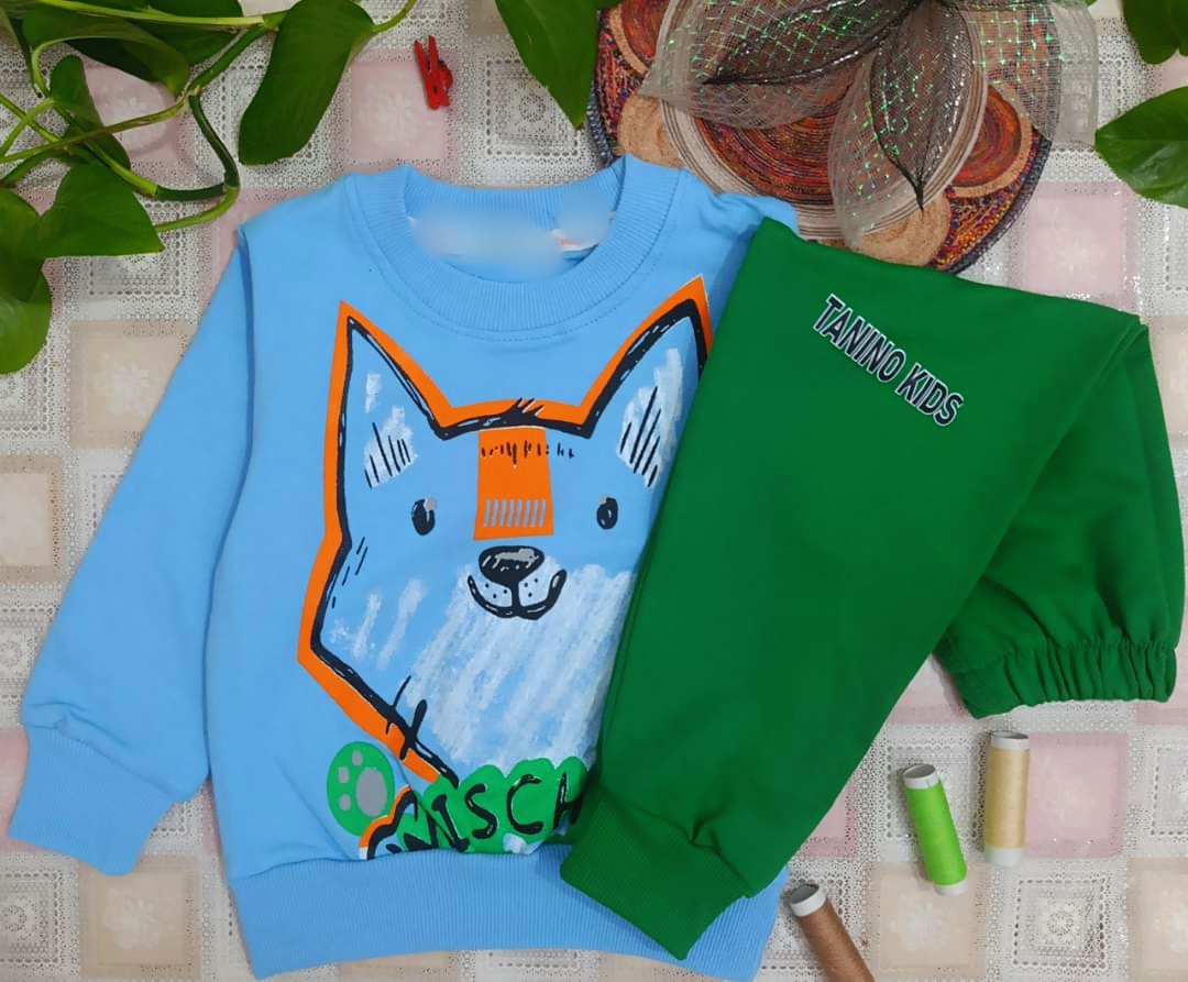 ست پسرانه طرح روباه پارچه پنبه دورس